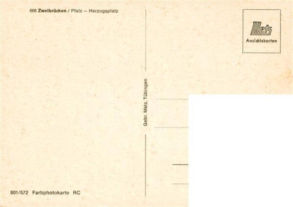 Zweibruecken Pfalz Herzogsplatz – Bild 2