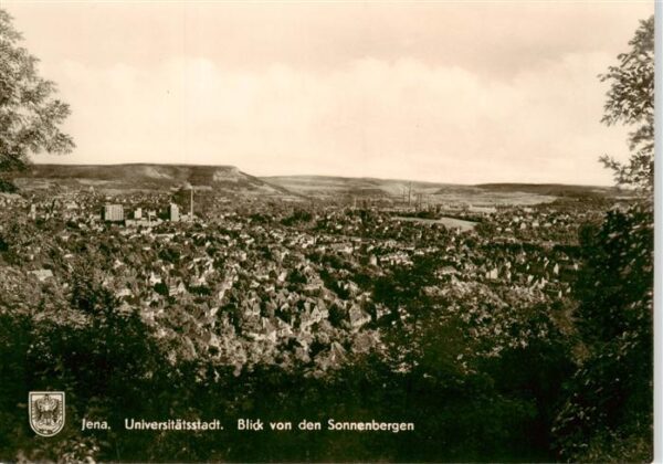 Jena  Thueringen Blick von den Sonnenbergen