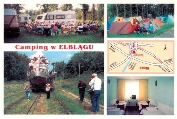 Elblag Elbing PL Camping w Elblagu Kasa biletowa Zeglugi Ostrodzko Elblaskiej