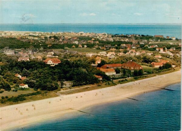 Wyk  Foehr Suedstrand Fliegeraufnahme
