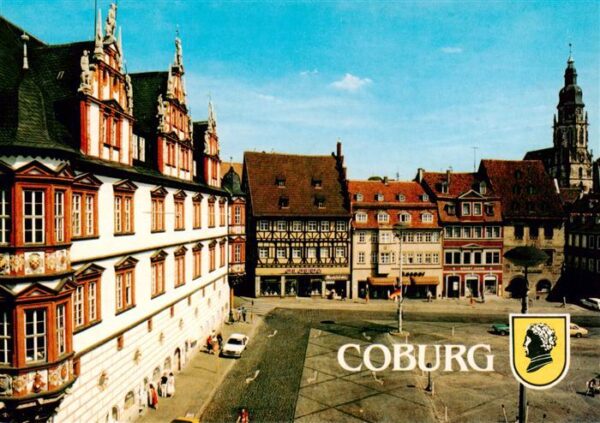 Coburg Marktplatz Stadthaus Morizkirche
