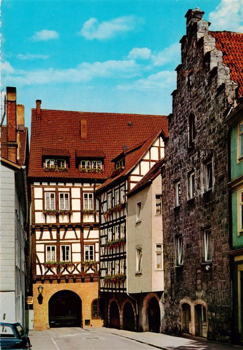 Coburg Neugasse mit Rueckseite des Muenzmeisterhauses