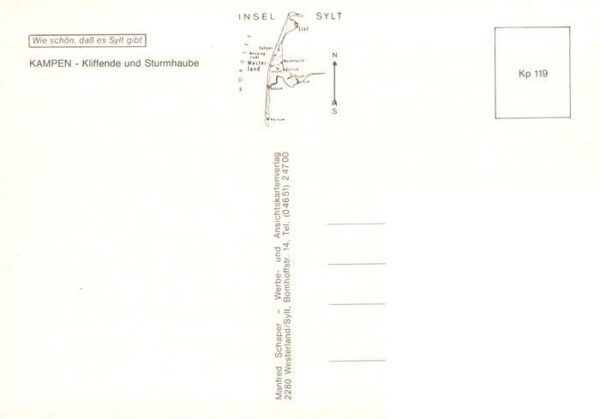 Kampen  Sylt Kliffende und Sturmhaube – Bild 2