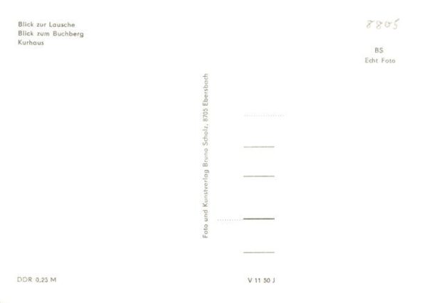 Jonsdorf Saechsische Schweiz Blick zur Lausche Buchberg Kurhaus – Bild 2