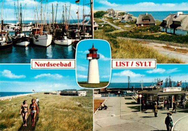 List  Sylt Fischereihafen Ferienhaeuser Strandweg Hafenpartie