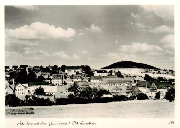 Altenberg  Osterzgebirge mit Geisingberg