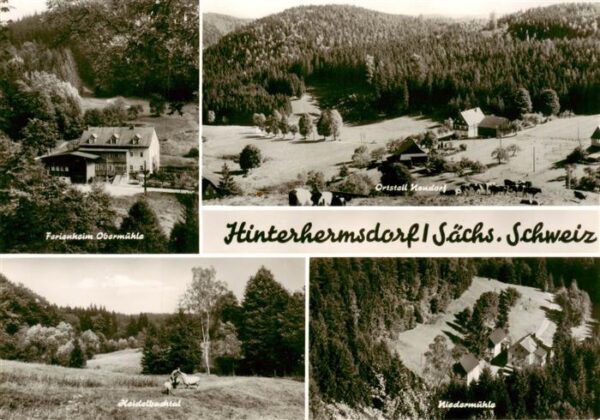 Hinterhermsdorf Ferienheim Obermuehle Heidelbachtal OT Neuendorf Niedermuehle
