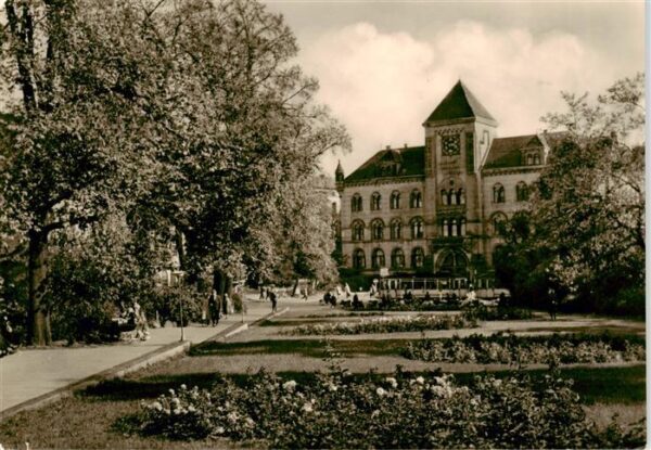 Halle  Saale Am Postamt Park