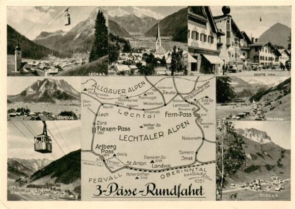 Arlberg AT mit Lech Imst Reutte Lermoos St Anton Holzgau Zuers