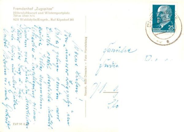 Waldidylle Altenberg Fremdenhof Zugspitze – Bild 2