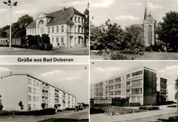 Bad Doberan Der Molli auf dem Karl Marx Platz Muenster Neubaugebiet Johannes R B