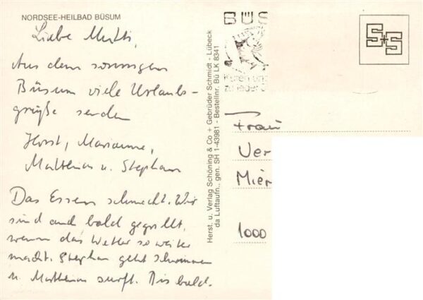 Buesum Nordseebad Fliegeraufnahme – Bild 2