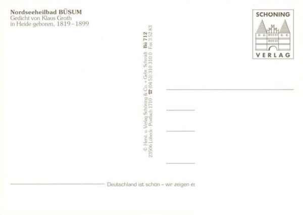 Buesum Nordseebad Fischereihafen Leuchtturm – Bild 2