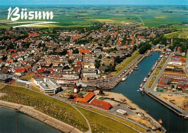 Buesum Nordseebad Fliegeraufnahme