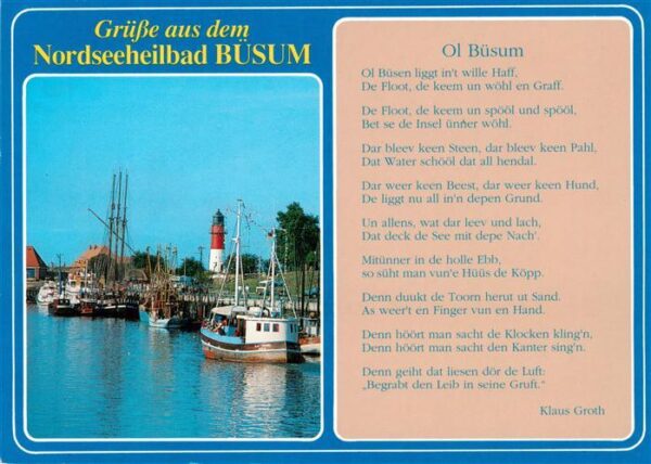 Buesum Nordseebad Fischerhafen Leuchtturm