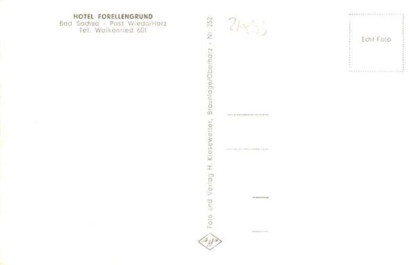 Bad Sachsa Harz Hotel Forellengrund – Bild 2