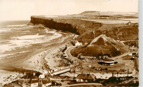 Saltburn-by-the-Sea UK Sands and Hunt Cliff