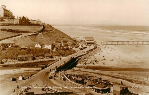 Saltburn-by-the-Sea UK Lower Promenade and Sands