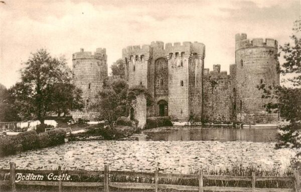 Bodiam Castle Robertsbridge Hastings East Sussex UK Ansicht