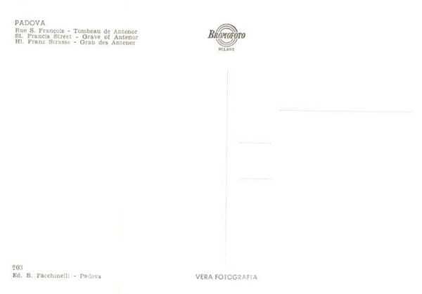 Padova IT Via San Francesco Tomba di Antenore – Bild 2