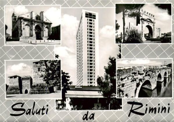 Rimini IT Historische Gebaeude Teilansichten