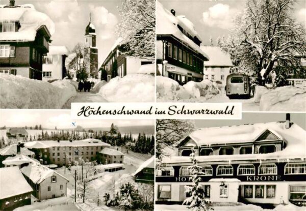 Hoechenschwand Ortsansichten im Winter