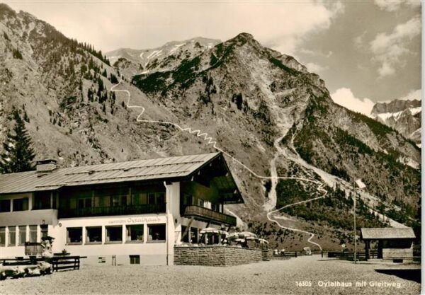 Oberstdorf Oytalhaus mit Gleitweg