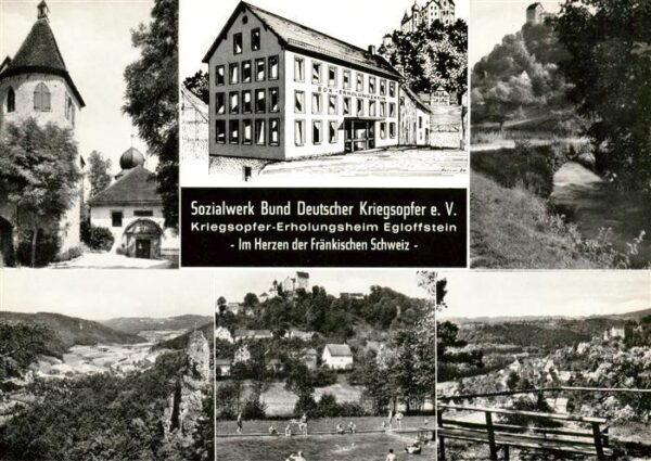 Egloffstein Sozialwerk Bund Deutscher Kriegsopfer Erholungsheim Teilansichten Pa