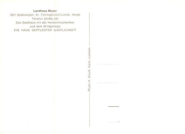 Suedkampen Landhaus Meyer – Bild 2