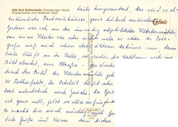 Bad Rothenfelde Klostermuehle und Helferner Esch Fliegeraufnahme – Bild 2