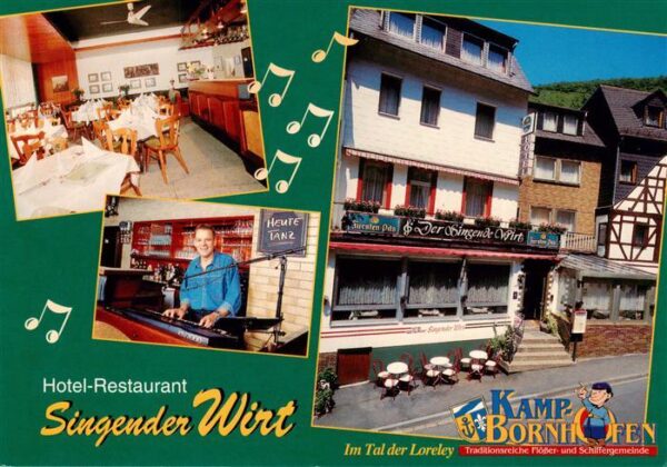 Kamp-Bornhofen Rhein Hotel Restaurant Der Singende Wirt Gastraum