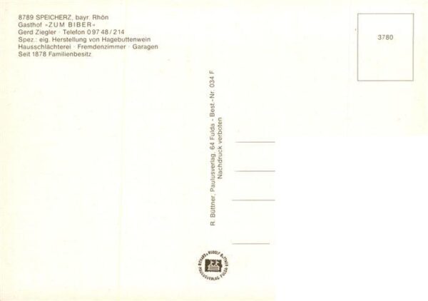 Speicherz Rhoen Motten Bayern Panorama mit Autobahnbruecke Gasthof zum Biber Gas – Bild 2