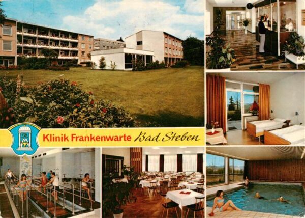 Bad Steben Klinik Frankenwarte Wassertreten Gastraum Rezeption Zimmer Hallenbad