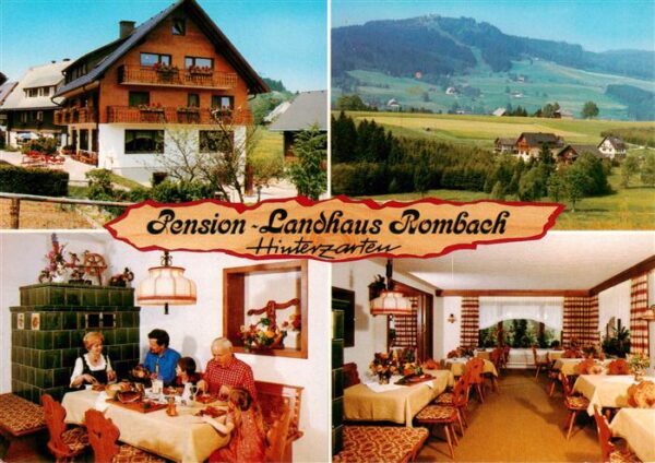 Hinterzarten Pension Landhaus Rombach Gastraeume Panorama