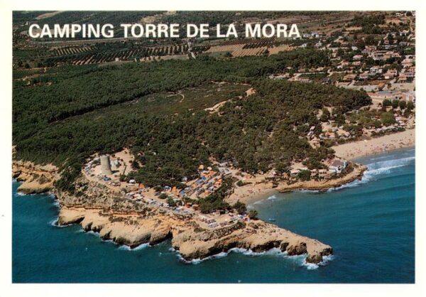 Torre de la Mora Tarragona ES Fliegeraufnahme Camping Torre de la Mora