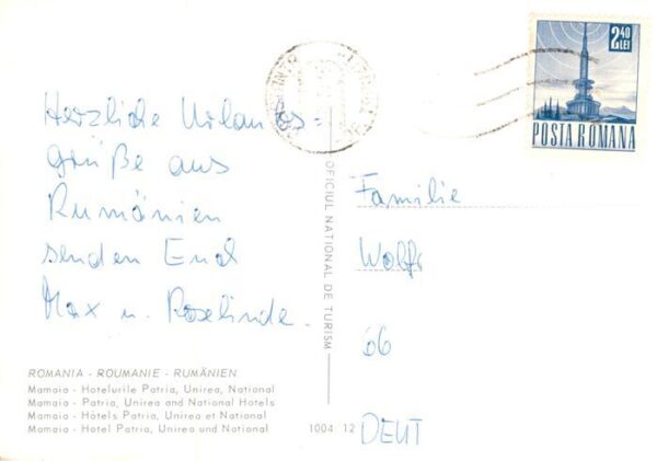 Mamaia Constanta Konstanza RO Hotel Patria Unirea und National – Bild 2