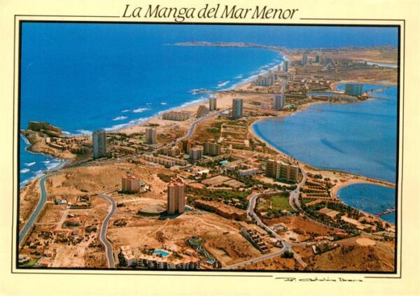 La Manga del Mar Menor ES Fliegeraufnahme