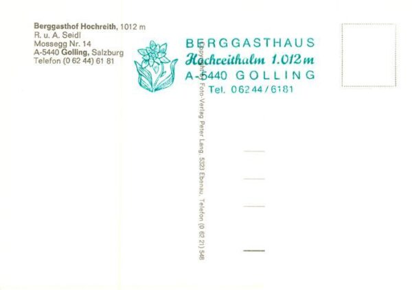 Golling  Salzach AT Berggasthaus Hochreithlam Panorama Liegewiese Gastraum – Bild 2