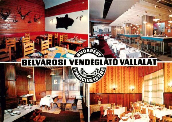 Budapest HU Belvarosi Vendeglato Vallalat Gastraeume Bar
