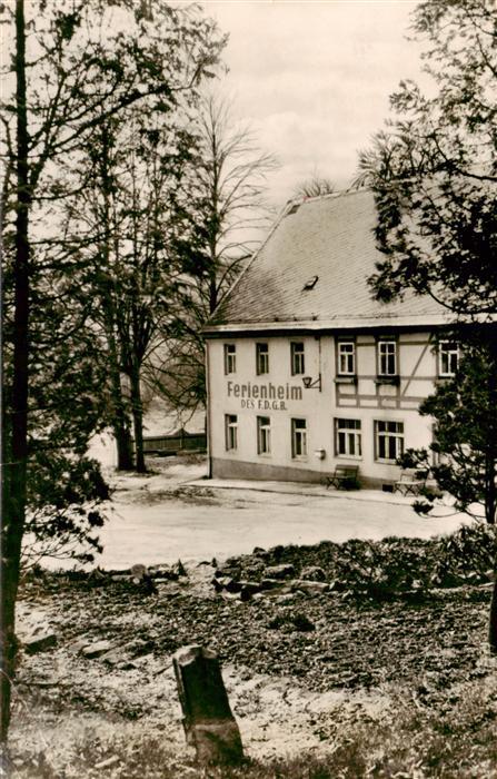 Oberschoena Mittelsachsen Ferienheim oelmuehle des FDGB