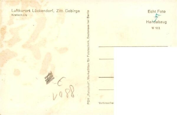 Lueckendorf Zittauer Gebirge Kretscham – Bild 2