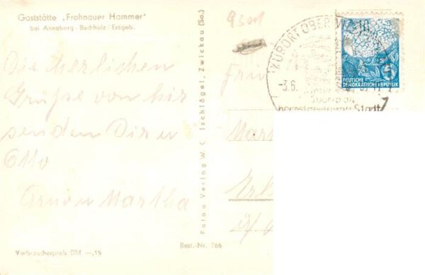 Annaberg -Buchholz Erzgebirge Gaststaette Frohnauer Hammer – Bild 2