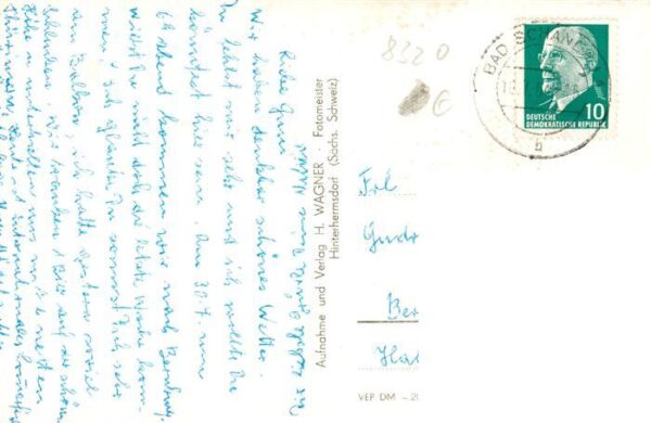 Ostrau Bad Schandau FDGB Erholungsheim Erwin Hartsch – Bild 2