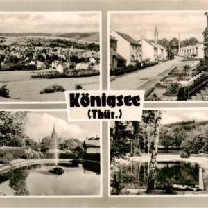 Koenigsee Thueringen Panorama Karl Marx Strasse Goldfischteich Waldbad