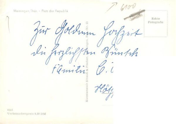 Meiningen Thueringen Platz der Republik – Bild 2