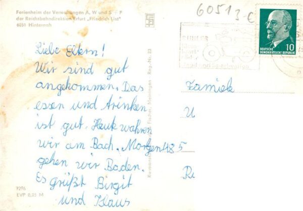 Hinternah Ferienheim der Verwaltungen der Reichsbahndirektion Erfurt Friedrich L – Bild 2