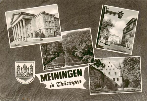 Meiningen Thueringen Theater Werrapartie Saechsischer Hof Am Schloss