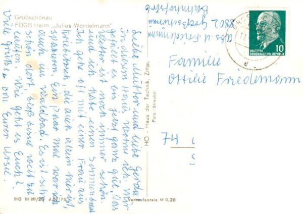 Grossschoenau Sachsen FDGB Heim Julius Wordelmann – Bild 2