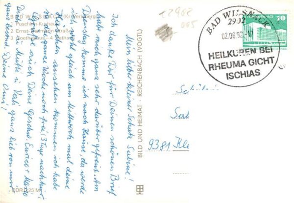 Bad Wilsnack Puschkin-Kurhaus Ernst-Thaelmann-Strasse Goethehaus Rathaus – Bild 2