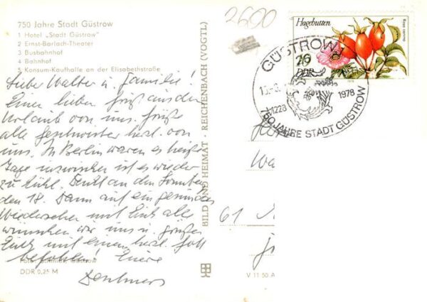 Guestrow Mecklenburg Vorpommern Hotel Stadt Guestrow Ernst Barlach Theater Busba – Bild 2
